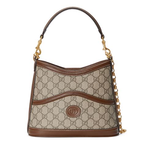 gucci large shoulder bag with interlocking g|More.